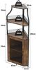 GarveeMore Weinschrank Weinregal Eckschrank Weinständer Barschrank mit Glashalter Bild 3