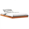 vidaXL Massivholzbett Wachsbraun 120x190 cm Kiefer 847156 Bild 3