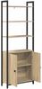 vidaXL Bücherregal Sonoma-Eiche 60 x 24 x 161 cm Holzwerkstoff 883857 Bild 5