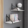 AKKE Wandregal, Hängeregal GINO modern mit schwarzen Befestigungen 2mm PVC LOFT Bild 5