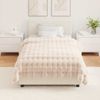 vidaXL Rutschfeste Decke aus Kunstkaninchenfell Olite 4 pcs Beige 42021789 Bild 4