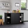 Yaheetech Kommode, Sideboard mit Stauraum und Schiebetüren Bild 3
