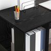 vidaXL Schreibtisch mit Regal Schwarz Eichen-Optik 130 x 50,5 x 75 cm 869499 Bild 4