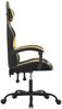 vidaXL Gaming-Stuhl Schwarz und Golden Kunstleder [3143820] Bild 4
