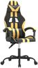 vidaXL Gaming-Stuhl Schwarz und Golden Kunstleder [3143820] Bild 2
