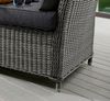 Destiny Loungesofa PALMA, Aluminium, Polyrattan, 3er Bank, inkl. Auflagen Bild 3