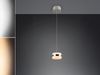 Kleine LED Pendelleuchte DIOS höhenverstellbar 1-flammig, Silber Ø 15,5cm Bild 3
