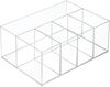 Schminkaufbewahrung Kosmetik Organizer 5 Fächer mDesign Make-up Box transparent Bild 5