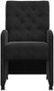 vidaXL Esszimmerstühle mit Rollen 2 pcs Schwarz 58 x 67 x 97 cm Samt 42017871 Bild 4