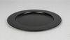 10x Platzteller, Schwarz Matt, 35cm, aus Edelstahl, für Speisen, als Servierplatte, zur Dekoration von Essen, Geschirr für Küche, Tisch Untersetzer Bild 3