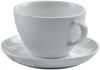 Jumbotasse Bistro 400ml mit Untertasse Porzellan Bild 3