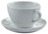 Jumbotasse Bistro 400ml mit Untertasse Porzellan Bild 4