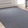 vidaXL Teppichläufer Hellgrau 100 x 250 cm Stoff 42011436 Bild 3