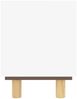 vidaXL TV-Schrank Weiß 105x30x40 cm Massivholz Kiefer Natur-Rattan 345615 Bild 5