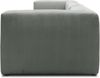DOMO. collection Sofa 800011, 3 Sitzer, Rechteckig, individuell kombinierbar, Cord 3er Couch, modular, Polstergarnitur, 301 x 108 x 69 (BxTxH), hellgrau Bild 4