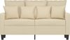 vidaXL 2-Sitzer-Sofa Creme 120 cm Stoff 359261 Bild 3