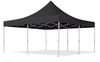 5x5 m Faltpavillon, PROFESSIONAL Alu 50mm, feuersicher, Seitenteile ohne Fenster, schwarz Bild 2