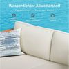 PHI VILLA Gartenlounge-Set, (1 Chaiselongue, 1 Zweisitzer-Sofa und 1 Kleiner Couchtisch, PE Rattan Lounge Möbel Outdoor), 4 Personen Terassenmöbel Außen Gartensofa Bild 3
