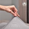leevitex® Spannbettlaken für Boxspringbetten & Wasserbetten - Spannbetttuch 170 g/m², Gummizug: rundum, 100% Mako-Baumwolle, sehr robust, 180x200 – 200x220 cm + 40 cm Steg Bild 3