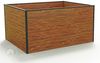 GFP Hochbeet Kräuter-Gemüse-Beet Aluminium CHRISTINA - 150x119x77cm - Holzoptik Bild 2