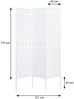 Garten-Paravent HWC-J14, Raumteiler Trennwand Sichtschutz, Metall 200x121cm ~ schwarz Bild 2