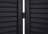 Garten-Paravent HWC-J14, Raumteiler Trennwand Sichtschutz, Metall 200x121cm ~ schwarz Bild 5