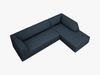 Micadoni 4-Sitzer Modular Sofa Ruby Rechts Strukturierter Stoff Ottawa Marineblau Bild 4