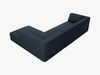 Micadoni 4-Sitzer Modular Sofa Ruby Rechts Strukturierter Stoff Ottawa Marineblau Bild 5