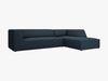 Micadoni 4-Sitzer Modular Sofa Ruby Rechts Strukturierter Stoff Ottawa Marineblau Bild 2