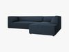 Micadoni 4-Sitzer Modular Sofa Ruby Rechts Strukturierter Stoff Ottawa Marineblau Bild 3