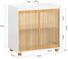 SoBuy BZR125-W Waschbeckenunterschrank, MDF, Lackiert, Weiß, 60 x 60 x 33 cm Bild 3
