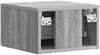 vidaXL Wandmontierter Nachttisch Grau Sonoma 49 x 34,5 x 20 cm 898797 Bild 5