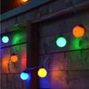 INtrenDU LED-Lichterkette Party Lichterkette bunt 9,5m Mit 20 großen Kugeln für außen und innen Bild 3