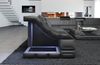 Mini Sofa Bianchi aus Leder - Kunstleder - grau-schwarz - Links Bild 4