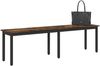 vidaXL Bank Raucharbe 160 x 35 x 45 cm Holzwerkstoff 892604 Bild 3