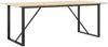 vidaXL Esstisch O-Gestell 200x100x75cm Massivholz Kiefer und Stahl 3282679 Bild 2