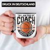 Trendation Tasse Basketball-Trainer Coach Tasse Geschenk Lustig I Am The Coach Thats Wh Bild 2