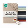 Komfortec Spannbettlaken Jersey Spannbettuch, 90x200, 140x200, 160x200, 180x200 oder 200x200 cm, 100% Baumwolle (135 g/m), Gummizug: Rundum, (1 Stück), OEKO-TEX® Standard 100 Zertifisiert, für Matratzen bis 25 cm Höhe Bild 5