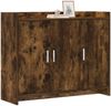 vidaXL Sideboard Geräucherte Eiche 98,5 x 33 x 80 cm Holzwerkstoff 8011127 Bild 2