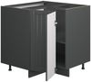 Eckunterschrank Fame-Line Dunkelgrau 80.5 cm , AP Anthrazit Vicco Bild 5