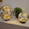 s.luce Orb LED-Dekolampe Glaskugel Ornament Kupfer Verlauf Ø 30cm Bild 2