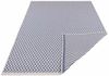 In- & Outdoor Wendeteppich Ivy Blau Creme - 80x150x0,5cm Bild 2