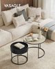 VASAGLE Couchtisch (Set, 2er Set), Beistelltisch für Wohnzimmer, Satztisch, versteckter Stauraum Bild 2