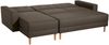 Just Cool Funktionssofa Flachgewebe Braun Erle Natur Bild 2