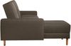 Just Cool Funktionssofa Flachgewebe Braun Erle Natur Bild 5