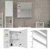 Spiegelschrank Fynn Weiß 62 x 64 cm Vicco Bild 2