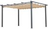 Pavillon mit Aluminum/Stahl Gestell, L 395 cm, PECOS Bild 3