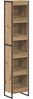 vidaXL Bücherregal Kunsthandwerk Eiche 40 x 30 x 189,5 cm 886383 Bild 2
