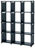 Intirilife Steckregal, 1-tlg, Modulares Regal Bücherregal Steckregal Aufbewahrungsregal Regalsystem Bild 4