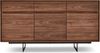 Tokyo Sideboard 3 + 3 braun schwarz Sideboard Board Schrank Anrichte Wohnzimmer Bild 4